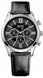 Hugo Boss Ambassador Chronograph Quartz Black Dial Black Leather Strap Watch For Men - HB1513194 Buy Now By Hugo Boss