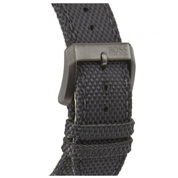 Hugo Boss Aeroliner Chronograph Black Dial Black Leather Strap Watch For Men - 1513086 Buy Now By Hugo Boss