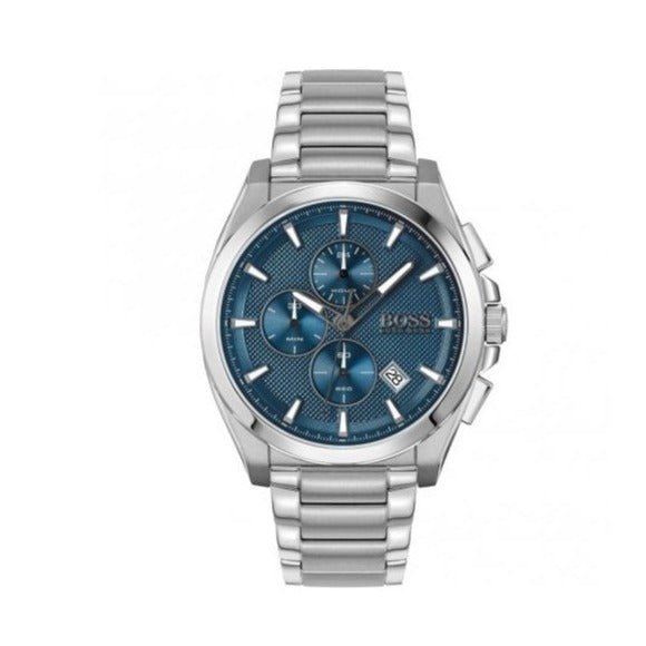 Hugo Boss Grandmaster Blue Dial Silver Steel Strap Watch for Men - 1513884 Buy Now By Hugo Boss