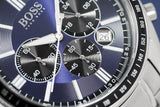 Hugo Boss Chronograph Driver Blue Dial Silver Steel Strap Watch for Men - 1513081 Buy Now By Hugo Boss