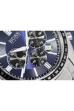 Hugo Boss Chronograph Driver Blue Dial Silver Steel Strap Watch for Men - 1513081 Buy Now By Hugo Boss