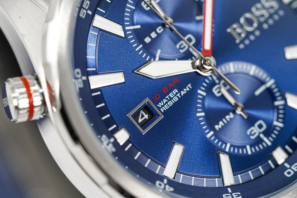 Hugo Boss Globetrotter Blue Dial Silver Steel Strap Watch for Men - 1513823 Buy Now By Hugo Boss