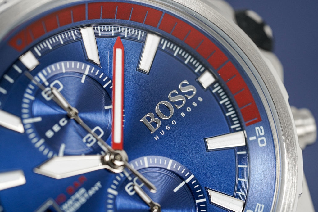 Hugo Boss Globetrotter Blue Dial Silver Steel Strap Watch for Men - 1513823 Buy Now By Hugo Boss