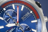 Hugo Boss Globetrotter Blue Dial Silver Steel Strap Watch for Men - 1513823 Buy Now By Hugo Boss