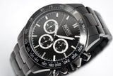 Hugo Boss Ikon Chronograph Black Dial Black Steel Strap Watch for Men - 1512961 Buy Now By Hugo Boss
