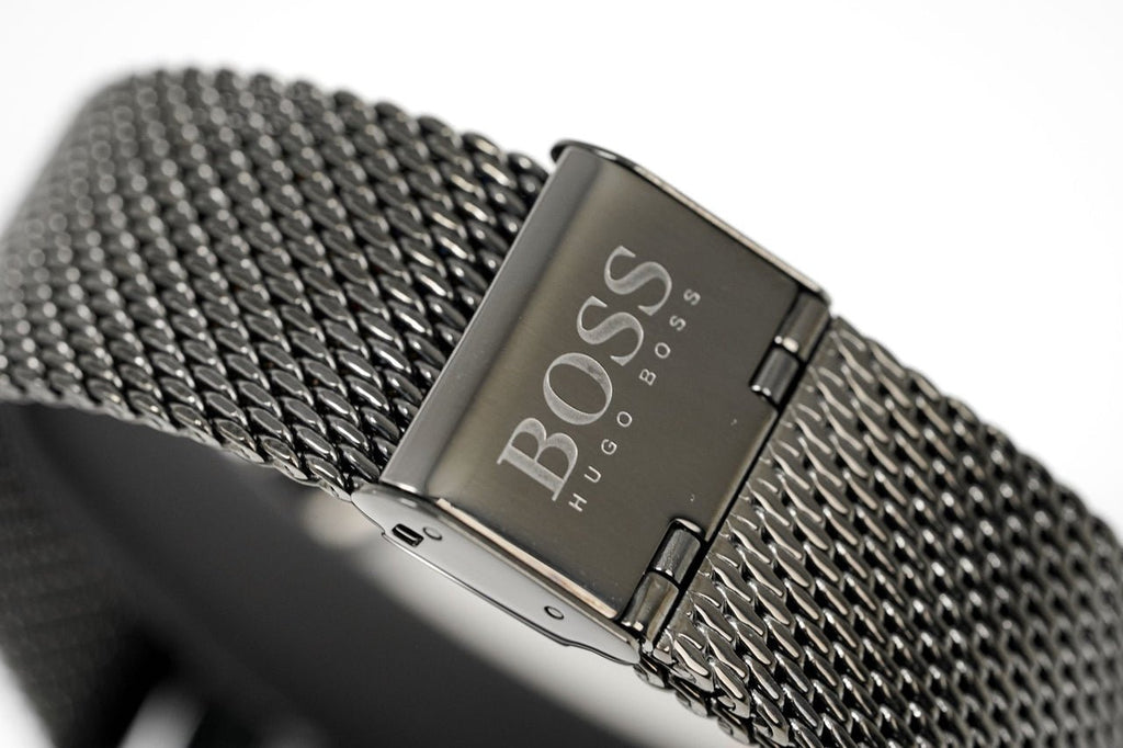 Hugo Boss Horizon Blue Dial Black Mesh Bracelet Watch for Men - 1513734 Buy Now By Hugo Boss