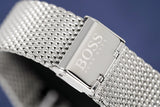 Hugo Boss Ocean Edition Black Dial Silver Mesh Strap Watch for Men - 1513742 Buy Now By Hugo Boss