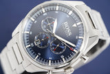 Hugo Boss Pioneer Blue Dial Silver Steel Strap Watch for Men - 1513713 Buy Now By Hugo Boss