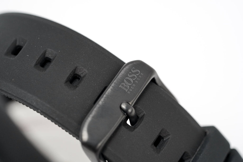 Hugo Boss Velocity Black Dial Black Rubber Strap Watch for Men - 1513720 Buy Now By Hugo Boss