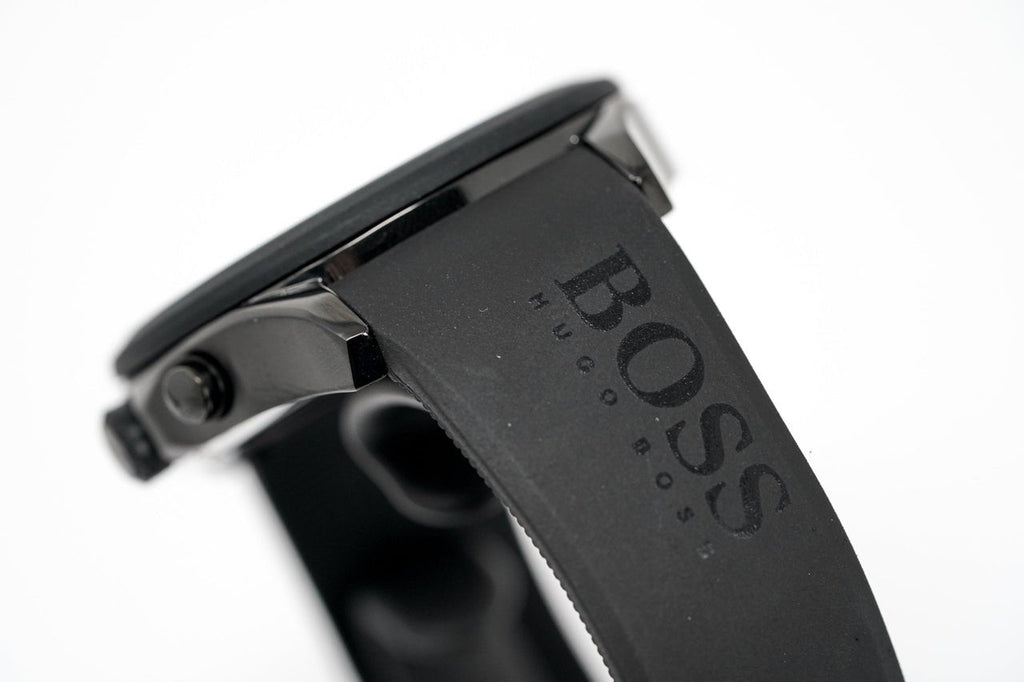 Hugo Boss Velocity Black Dial Black Rubber Strap Watch for Men - 1513720 Buy Now By Hugo Boss