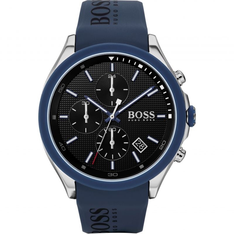 Hugo Boss Velocity Black Dial Blue Rubber Strap Watch for Men - 1513717 Buy Now By Hugo Boss