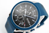 Hugo Boss Velocity Black Dial Blue Rubber Strap Watch for Men - 1513717 Buy Now By Hugo Boss