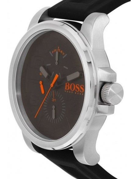 Hugo Boss Detroit Sport Quartz Black Dial Black Rubber Strap Watch for Men - 1550006 Buy Now By Hugo Boss