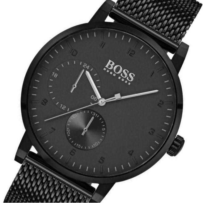 Hugo Boss Oxygen Black Dial Black Mesh Bracelet Watch for Men - 1513636 Buy Now By Hugo Boss
