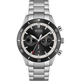 Hugo Boss Santiago Black Dial Silver Steel Strap Watch for Men - 1513862 Buy Now By Hugo Boss