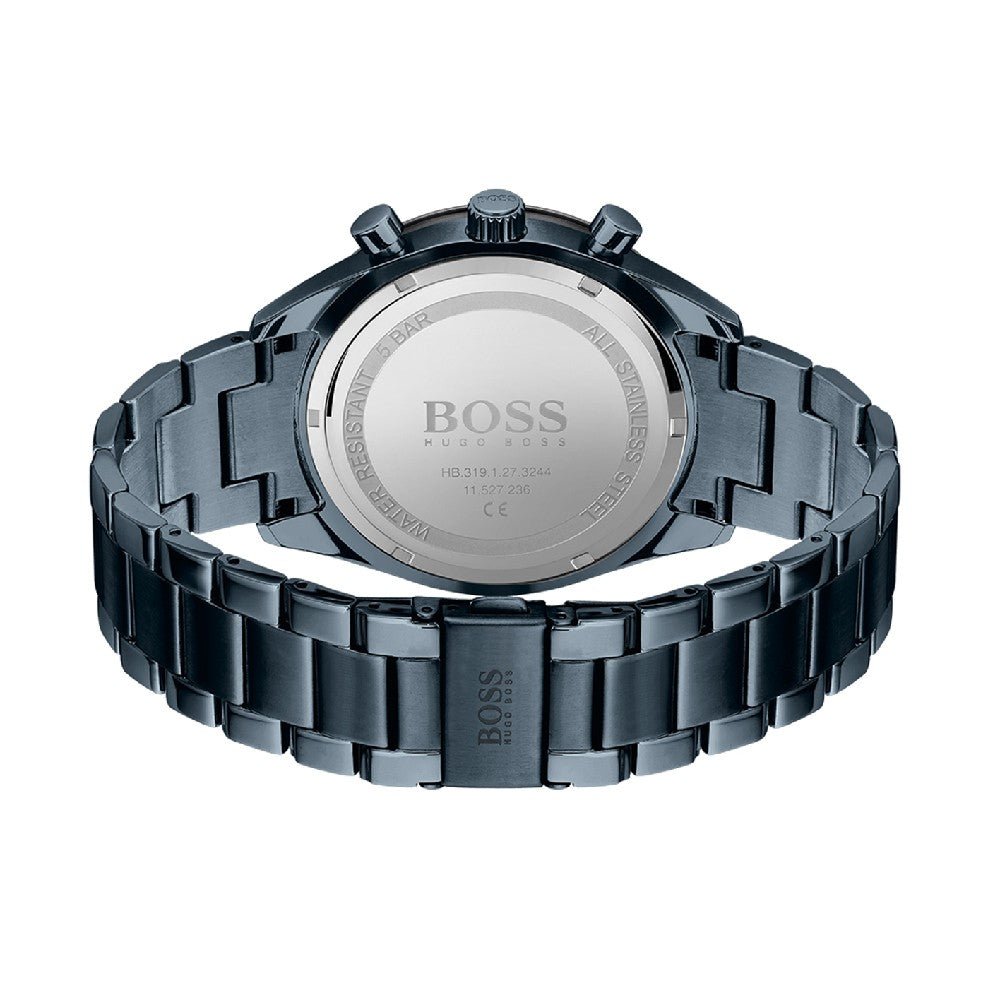 Hugo Boss Santiago Grey Dial Blue Steel Strap Watch for Men - 1513865 Buy Now By Hugo Boss