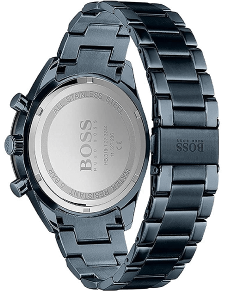 Hugo Boss Santiago Grey Dial Blue Steel Strap Watch for Men - 1513865 Buy Now By Hugo Boss