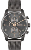 Hugo Boss Skymaster Grey Dial Grey Mesh Bracelet Watch for Men - 1513837 Buy Now By Hugo Boss