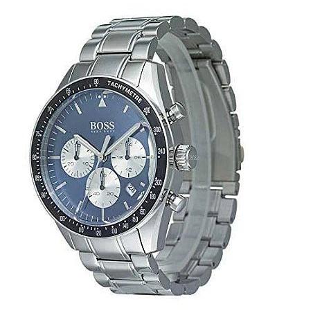 Hugo Boss Chronograph Blue Dial Silver Steel Strap Watch for Men - 1513630 Buy Now By Hugo Boss