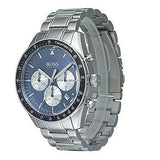 Hugo Boss Chronograph Blue Dial Silver Steel Strap Watch for Men - 1513630 Buy Now By Hugo Boss