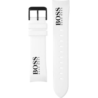 Hugo Boss Velocity Black Dial White Rubber Strap Watch for Men - 1513718 Buy Now By Hugo Boss