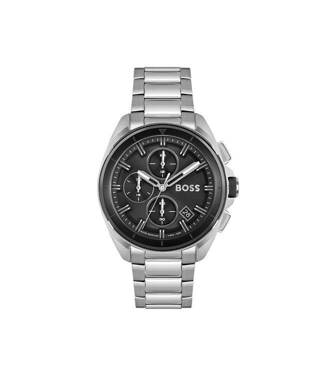 Hugo Boss Volane Black Dial Silver Steel Strap Watch for Men - 1513949 Buy Now By Hugo Boss