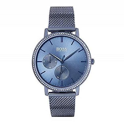 Hugo Boss Infinity Blue Dial Blue Mesh Bracelet Watch for Women - 1502518 Buy Now By Hugo Boss