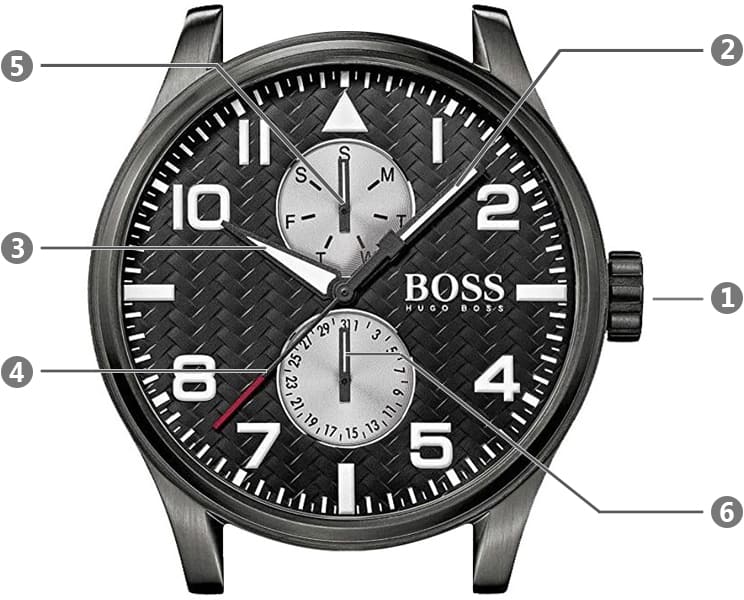 Hugo Boss Aeroliner Maxx Quartz Black Dial Black Nylon Strap Watch For Men - HB1513086 Buy Now By Hugo Boss