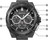 Hugo Boss Supernova Black Dial Two Tone Steel Strap Watch for Men - 1513368 Buy Now By Hugo Boss
