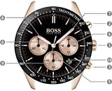 Hugo Boss Talent Chronograph Black Dial Black Leather Strap Watch For Men - 1513580 Buy Now By Hugo Boss