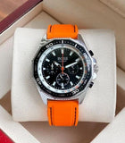 Hugo Boss Energy Chronograph Quartz Black Dial Orange Rubber Strap Watch For Men - 1513970 Buy Now By Hugo Boss