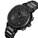 Hugo Boss One Chronograph Black Dial Black Steel Strap Watch For Men - 1514001 Buy Now By Hugo Boss