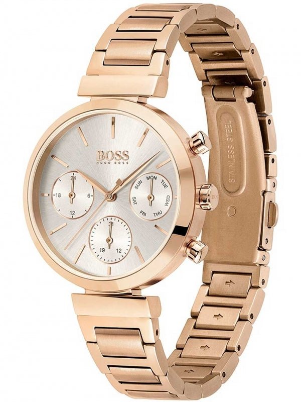 Hugo Boss Prima Gold Dial Gold Steel Strap Watch for Women - 1502571 Buy Now By Hugo Boss