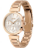 Hugo Boss Prima Gold Dial Gold Steel Strap Watch for Women - 1502571 Buy Now By Hugo Boss