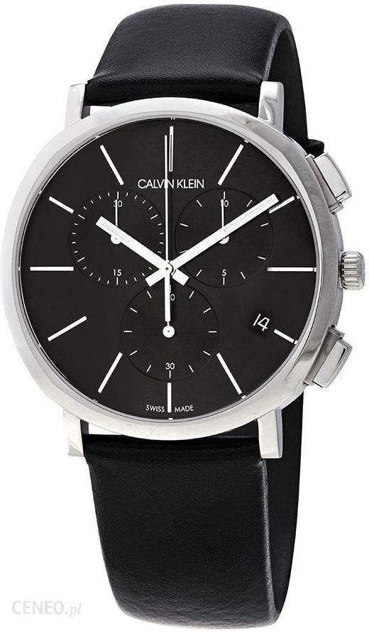 Calvin Klein Posh Black Dial Black Leather Strap Watch for Men - K8Q371C1 Buy Now By Calvin Klein