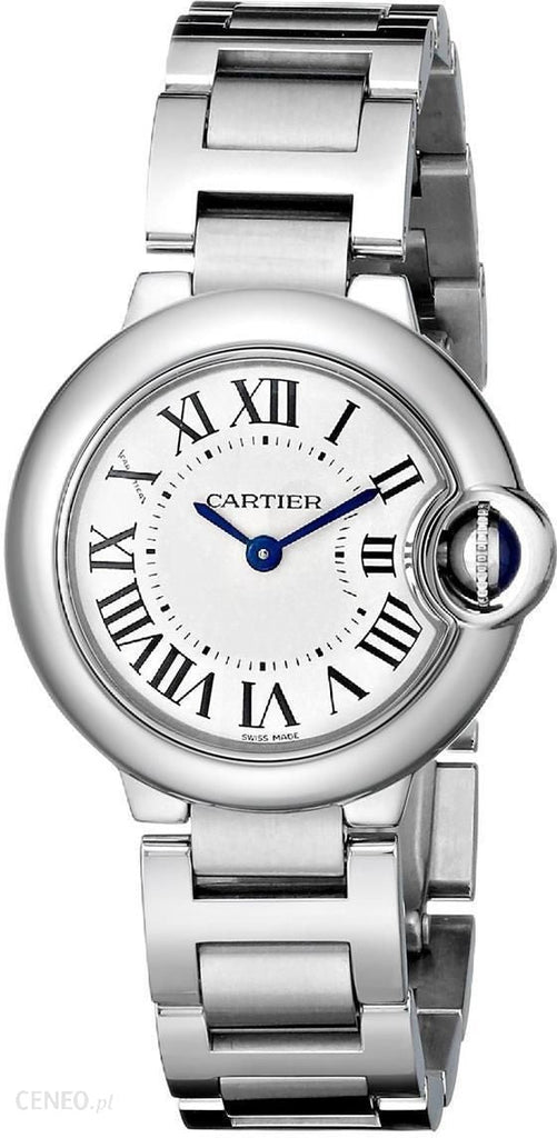 Cartier Ballon Bleu De Cartier White Dial Silver Steel Strap Watch for Women - W69010Z4 Buy Now By Cartier