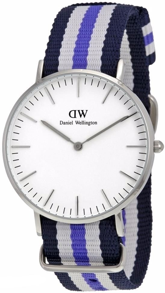 Daniel Wellington Classic Trinity White Dial Three Tone Nylon Strap Watch For Women - 0609DW Buy Now By Daniel Wellington