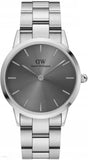 Daniel Wellington Link Grey Dial Silver Steel Strap Watch For Men - DW00100328 Buy Now By Daniel Wellington