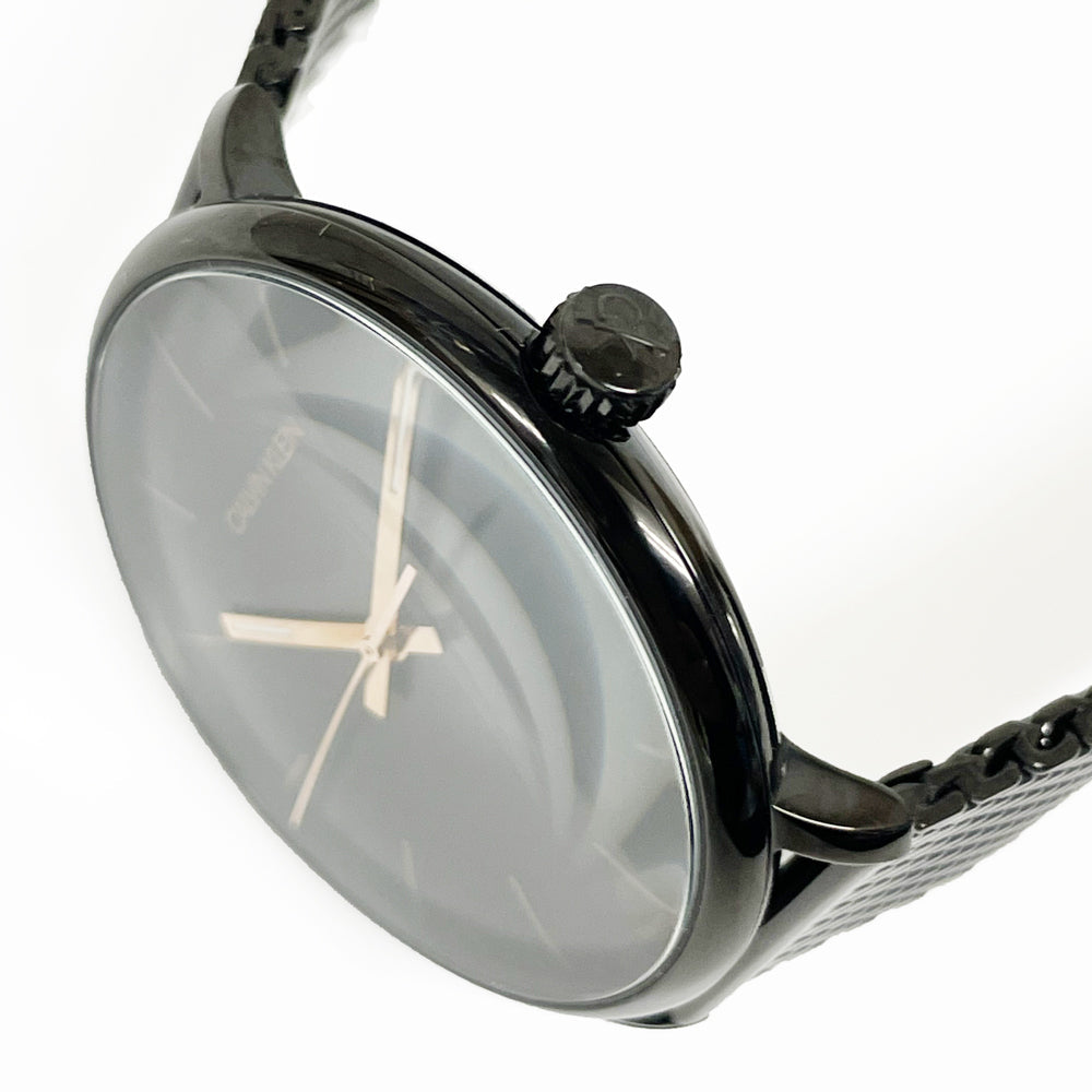 Calvin Klein High Noon Quartz Black Dial Black Mesh Bracelet Watch for Men - K8M21421 Buy Now By Calvin Klein