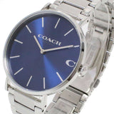Coach Charles Blue Dial Silver Steel Strap Watch for Men - 14602429 Buy Now By Coach