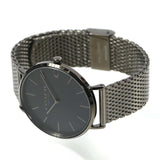 Coach Charles Black Dial Grey Mesh Bracelet Watch for Men - 14602145 Buy Now By Coach