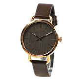 Calvin Klein Even Grey Dial Brown Leather Strap Watch for Women - K7B236G3 Buy Now By Calvin Klein