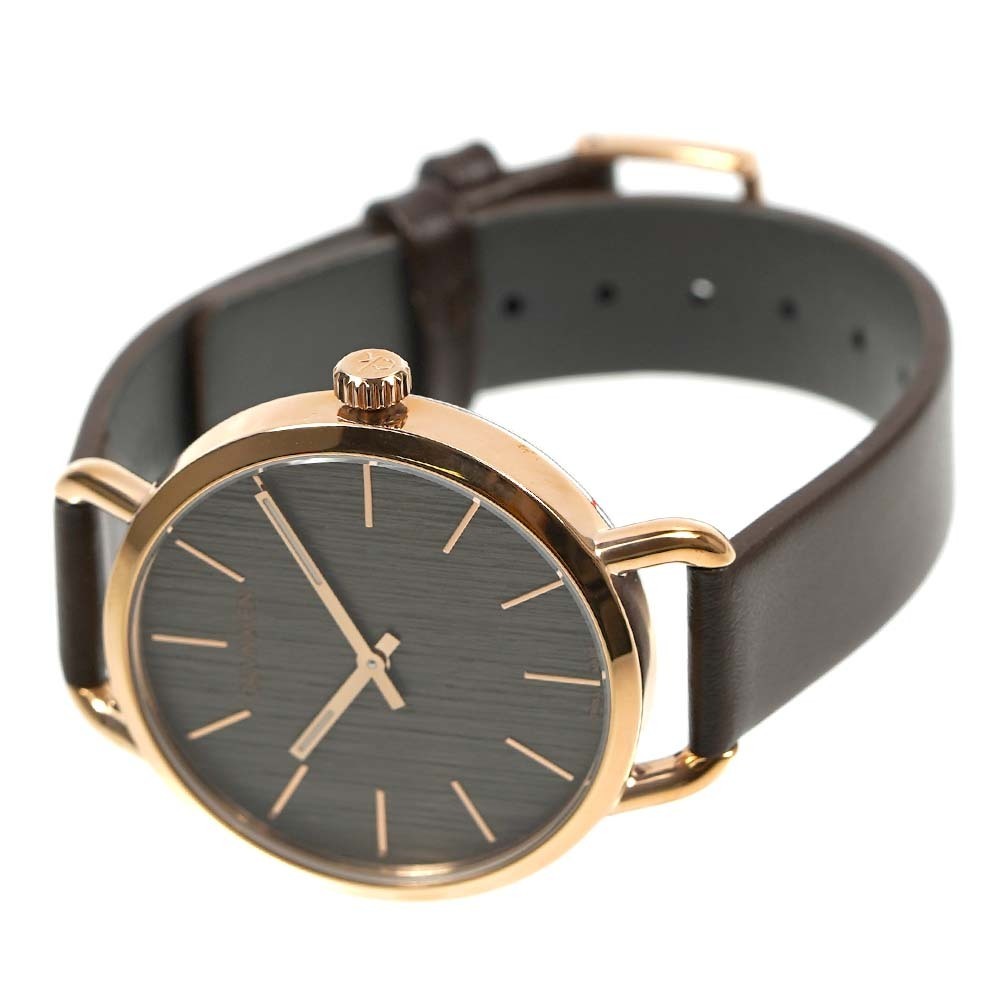 Calvin Klein Even Grey Dial Brown Leather Strap Watch for Women - K7B236G3 Buy Now By Calvin Klein