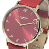 Coach Perry Red Dial Red Leather Strap Watch for Women - 14503722 Buy Now By Coach