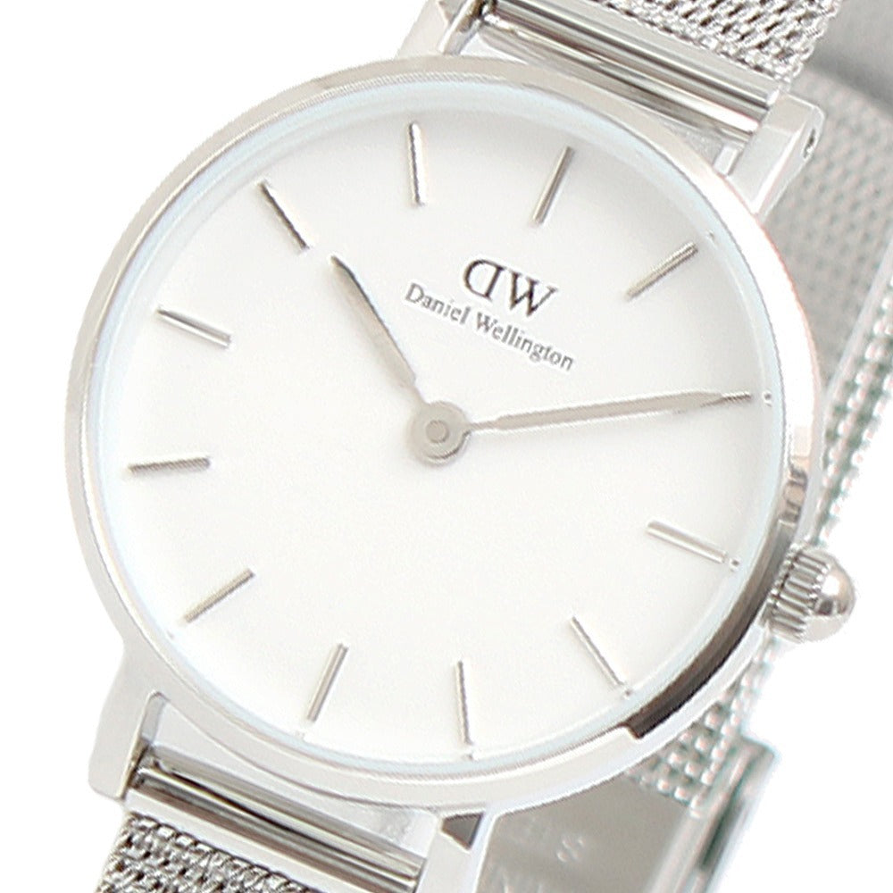 Daniel Wellington Classic Petite Sterling White Dial Silver Mesh Bracelet Watch for Women - DW00100442 Buy Now By Daniel Wellington