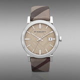Burberry The City Nova Beige Dial Grey Leather Strap Watch for Women - BU9023 Buy Now By Burberry