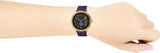Versace V-Circle The Clans Edition Black Dial Red & Blue Leather Strap Watch for Women - VEBQ00218 Buy Now By Versace