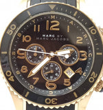 Marc Jacobs Rock Chronograph Black Dial Black Silicone Strap Watch for Women - MBM2552 Buy Now By Marc Jacobs