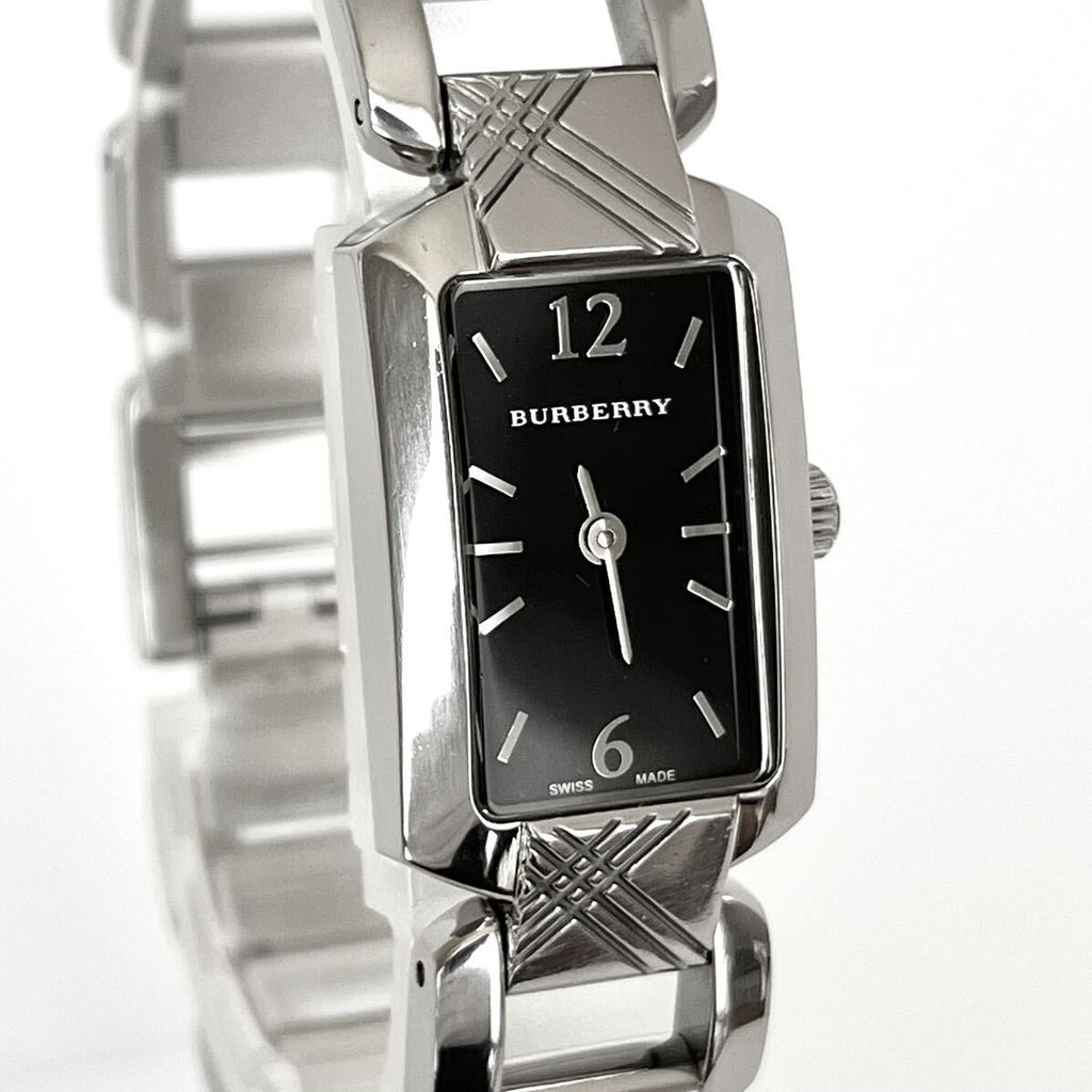 Burberry Signature Quartz Black Dial Silver Steel Strap Watch for Women - BU4210 Buy Now By Burberry