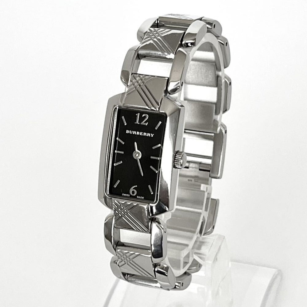 Burberry Signature Quartz Black Dial Silver Steel Strap Watch for Women - BU4210 Buy Now By Burberry